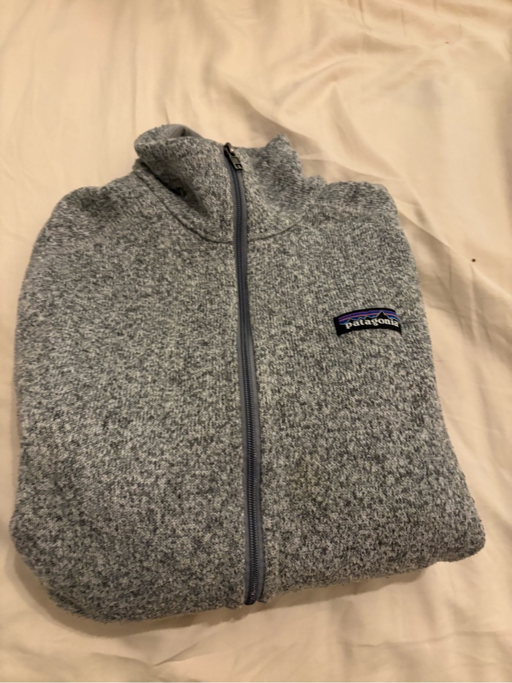 Patagonia Kids' Gray Zip-Up Fleece Jacket